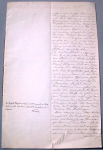 Dokument aus dem Infanterie-Regiment Graf Dönhoff (7. Ostpreußisches)